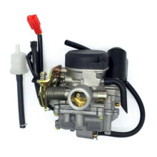 Carburatore per scooter GY6 a quattro tempi da 49 cc con getti migliorati, compatibile con motociclette GY6 a quattro tempi da 49