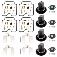 Kit di riparazione carburatore Yamaha Fazer FZS1000 (2001–2005) Valvola a galleggiante e diaframma FZS 1000 FZ-1