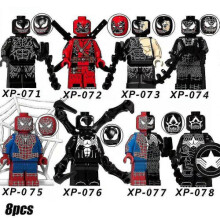 Superhero Series Minifigures Building Blocks Kit Venom Spiderman Mini Action Figures Toys Fans Gifts for Kids Boys Girls