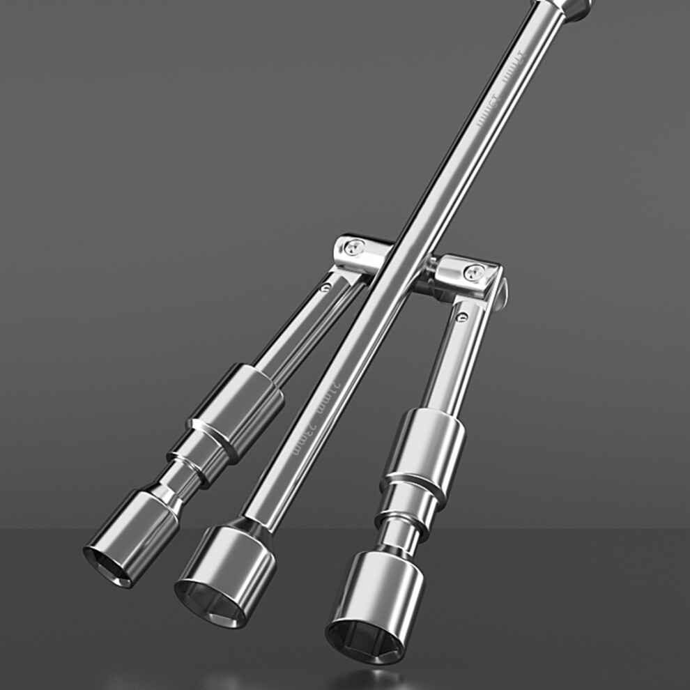 Multifunction Socket Wrench Foldable Design Vehicle Tire Lug Nut Removal Device 7754004769854