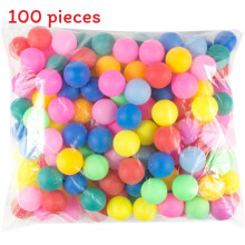 (Color)100 Stück weiße und farbige Tischtennisbälle mit Logodruck für Eventaktivitäten
