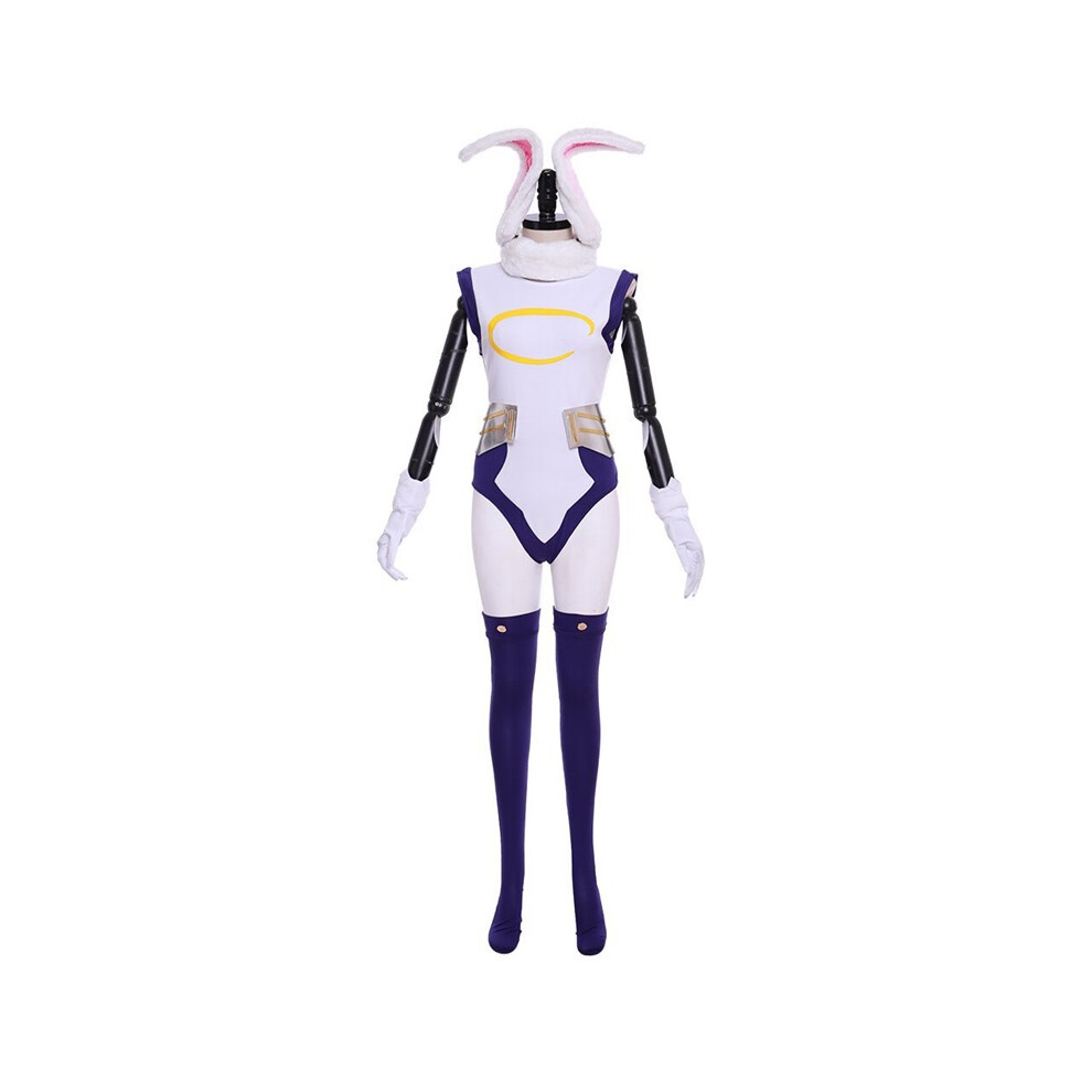 (XXXL) Mirko Inspired Cosplay Costume Women My Hero Academia Rabbit Hero Bodysuit Battle Suit Anime Wear