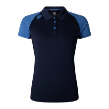 (14 UK, Navy/True Navy Marl) Canterbury Womens/Ladies Elite Polo Shirt