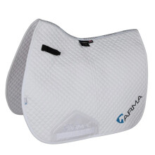 (15in - 16.5in, White) ARMA Logo Horse GP Saddlepad