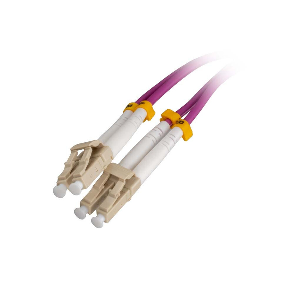 Cablenet 1.5M Om4 50/125 Lc-Lc Duplex Erika Violet Lsoh Fibre Patch Lead 5056750321785