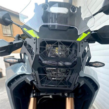 Protector de Rejilla de Faros Delanteros de Motocicleta para 450MT 2024 2025 Cubierta Protectora de Luz Delantera
