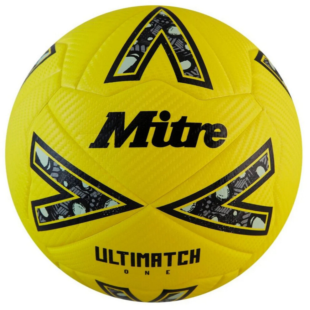 Mitre (4, Yellow/Black/Grey) Ultimatch One 24 Football