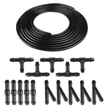 Kit Tubo Flessibile del Fluido 'Ugello Della Rondella Parabrezza Universale con Connettori per Tubi Flessibili per Maggior Parte Lavatrici per