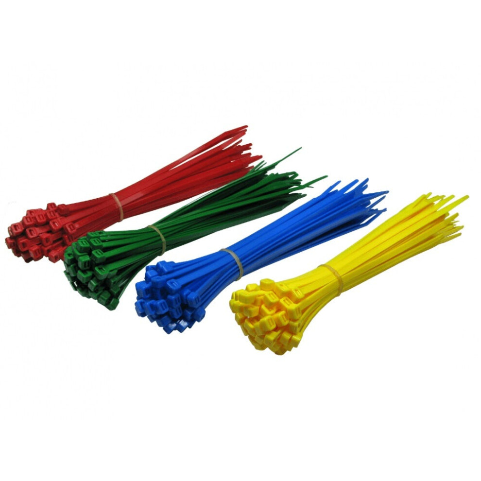 Cms Cables 200Mm X 4.8Mm Assorted Bag Of Cable Ties - 200 Pack 5055781249600