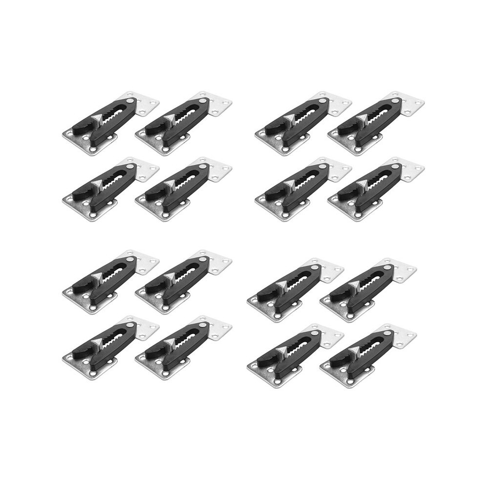 Sectional Couch Connector, 16 Pcs Metal Sofa Joint Snap Alligator Style Sectional Couch Connector 6031718464192