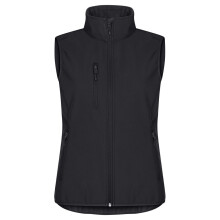(3XL, Black) Clique Womens/Ladies Classic Softshell Body Warmer