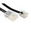 CDL 10m RJ11 to RJ45 Cable - Black 1