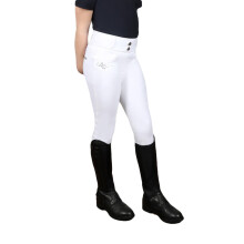 (5-6 Years, White) Coldstream Girls Next Generation Ledmore Horse Riding Tights
