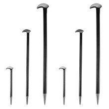 Rolling Pry Bar Set Ladies Foot Mechanical Pry Bar,Car Pry Bar,Heel Lever 6 Inches 12 Inches 16 Inches,6PCS