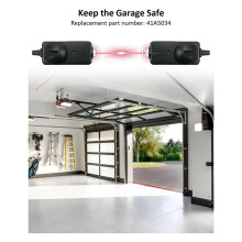 12Pcs Garage Door Opener Safety Sensor Eyes Fit for Liftmaster Chamberlain with Brackets