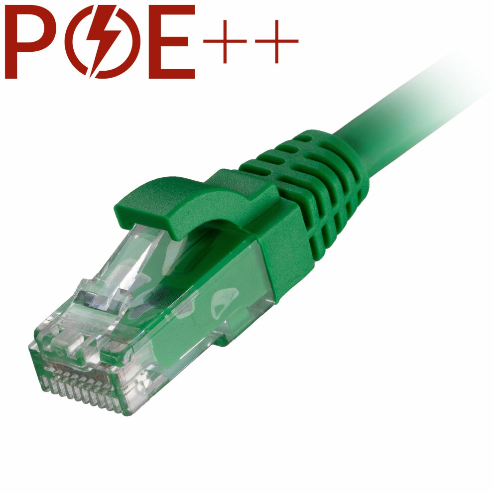 Cablenet 2M Cat6 Rj45 U/Utp Lsoh 24Awg Snagless Booted Patch Lead Green 5056750324908