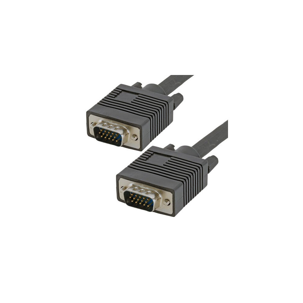 Cablenet 10M Svga Male - Male Pvc Cable Black 5056750301985