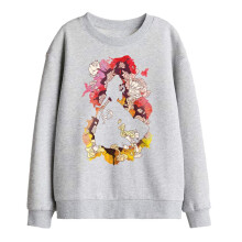 (5-6 Years, Athletic Heather) Beauty And The Beast Childrens/Kids Belle Flower Silhouette Sweatshirt
