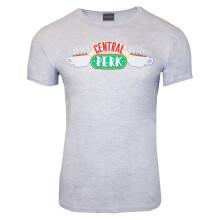 (XL, Heather Grey) Friends Unisex Adult Central Perk T-Shirt