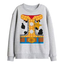 (12-13 Years, Athletic Heather) Toy Story Childrens/Kids Woody Costume Sweatshirt
