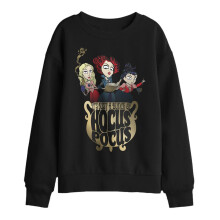 (12-13 Years, Black) Hocus Pocus Childrens/Kids Cooking Up A Potion Sanderson Sisters Sweatshirt