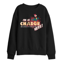 (5-6 Years, Black) Moana Childrens/Kids I'm In Charge Sweatshirt