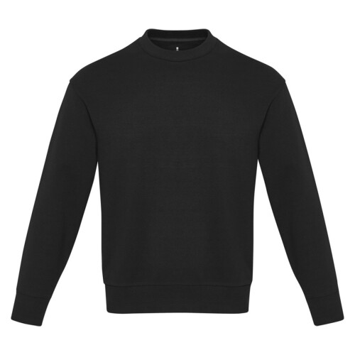 (S, Solid Black) Elevate NXT Unisex Adult Jet Recycled Aware Sweatshirt