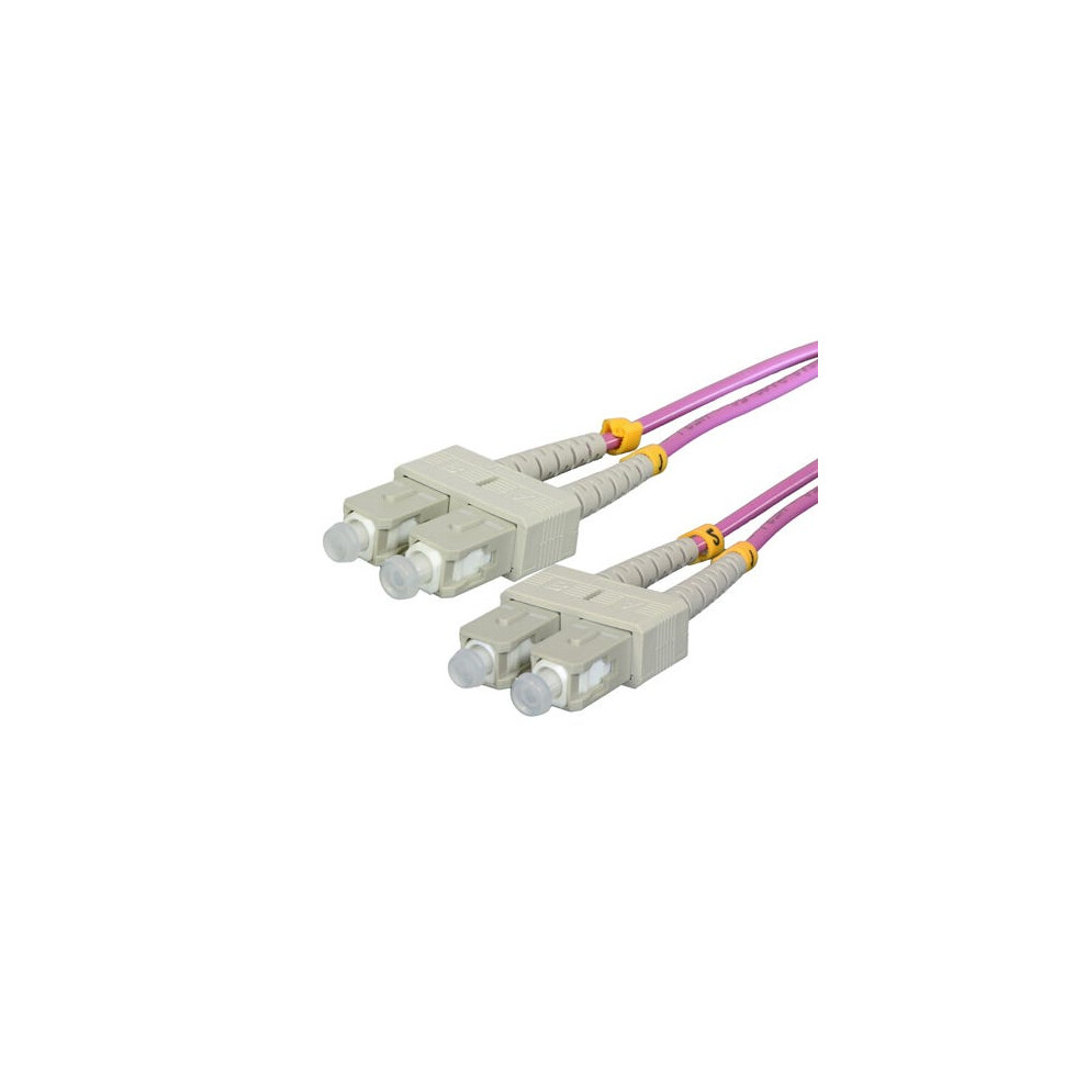 Cablenet 3M Om3 50/125 Sc-Sc Duplex Violet Lsoh Fibre Patch Lead 5056750338813