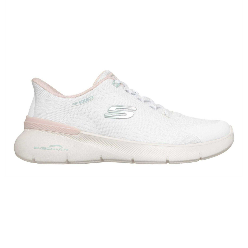 Skechers (5 Uk, Natural) Womens/Ladies Skech-Air Dynamight Low Trainers