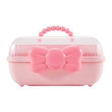 Storage Boxes for Children'S Hair Accessories Necklaces Headbands Hairpins and Bows Foldable Desktop Dustproof Storage-A