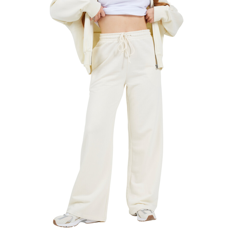 Brave Soul (S, Cream) Womens/Ladies Wide Leg Joggers