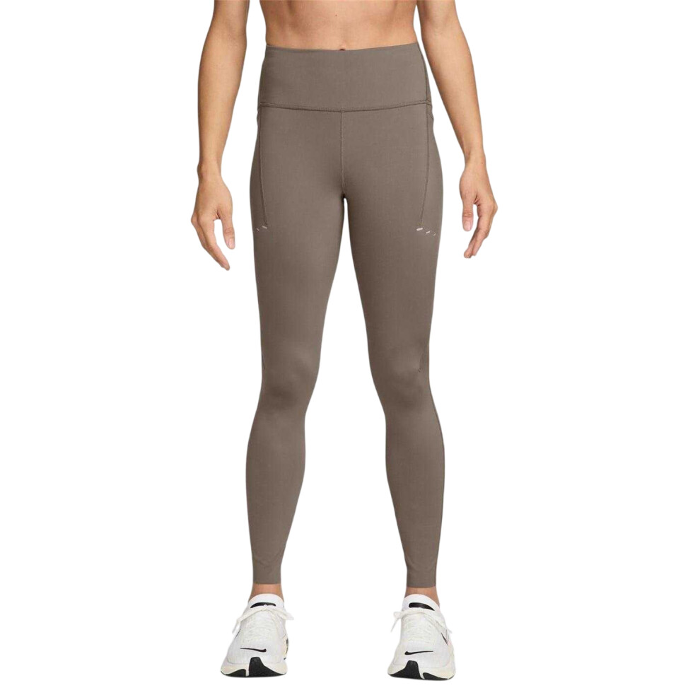 Nike (12 Uk, Mink) Womens/Ladies Swift Running Tights Multicoloured