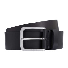 Boss Mens Logo Leather Pin Belt