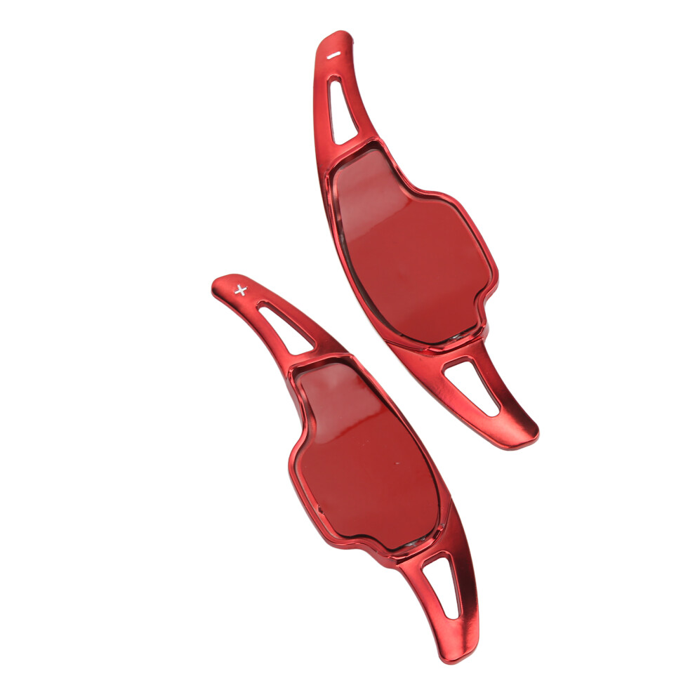 2Pc Car Steering Paddle Extensions Abs Red 7293282003460