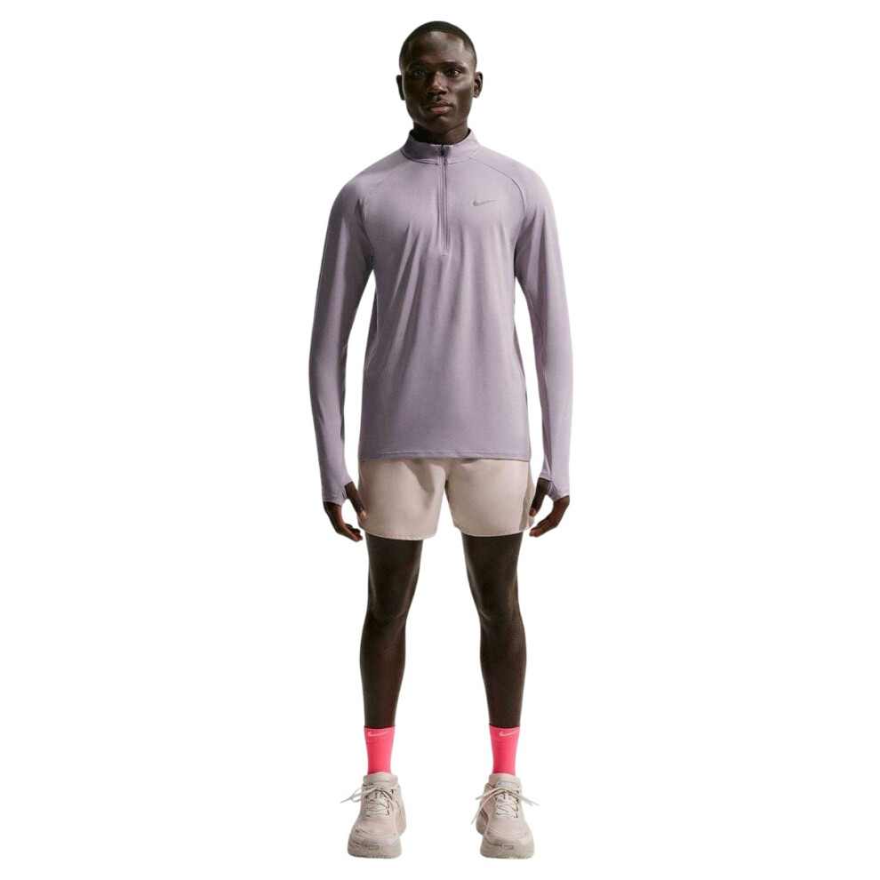 Nike (Xxl, Violet ) Mens Stride Running Top Purple