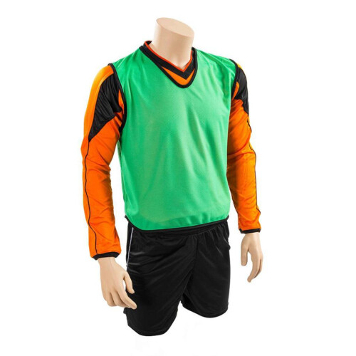(4-9 Years, Green) Precision Childrens/Kids Plain Mesh Training Bib