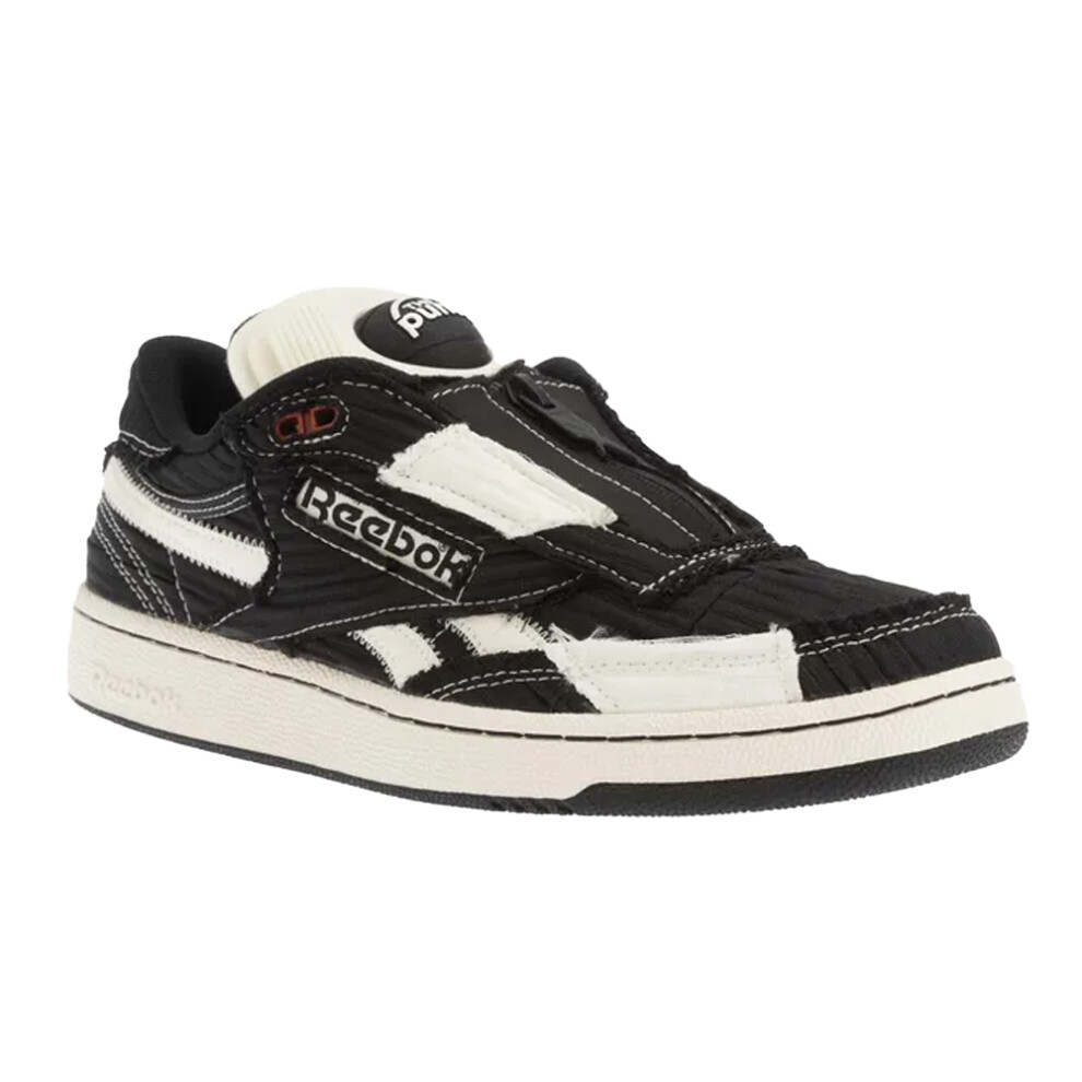 Reebok (6.5 Uk, Black/White) Mens Club C 85 Trainers