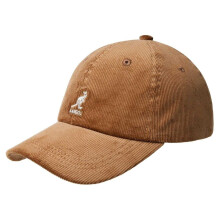 (One Size, Wood) Kangol Embroidered Logo Corduroy Baseball Cap