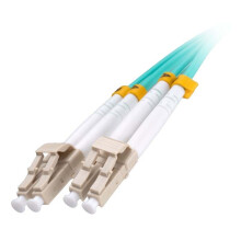 Cablenet 3.5m OM3 50/125 LC-LC Duplex Aqua LSOH Fibre Patch Lead