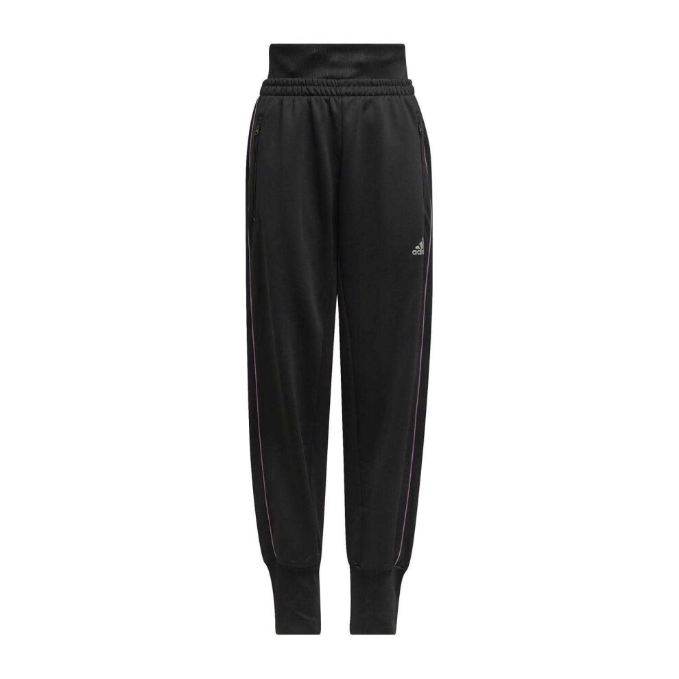 Adidas (7-8 Years, Black) Girls Fleece Winter Joggers