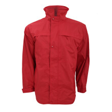 (L, Red/Navy) Result Mens Mid-Weight Multi-Function Waterproof Windproof Jacket