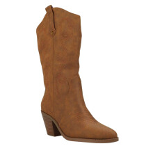 (8 UK, Walnut) Rocket Dog Womens/Ladies Mid Calf Cowboy Boots