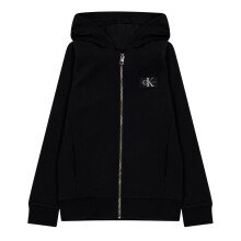 (10 Years, Black) Calvin Klein Childrens/Kids Jeans Hooded Sweatshirt