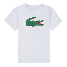 (12 Years, White) Lacoste Childrens/Kids Big Logo Cotton Blend T-Shirt