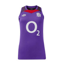 (10 UK, Violet/Red) Umbro Womens/Ladies England Rugby Sleeveless Vest Top
