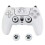 Silicone Cartoon Theme Cat Ear Handle Protective Cover for PS5 Controller Protective Cover with Joystick Cap White 1