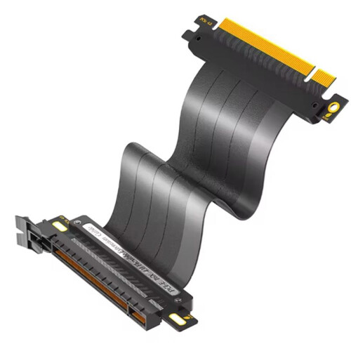 PCIE 4.0 Extension Cable PCIE 4.0 X16 Extender Riser Cable High Shielding Property Efficient for  Card