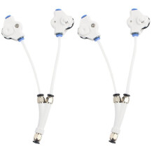 2PCS Upgraded Manual Feeder Three-Way Diverter Dual-Channel and Smooth Feeding Filamnet for