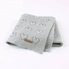 (Grey)Couvertures bébé tricot toutes saisons coton emmaillotage bambin confort léger confortable
