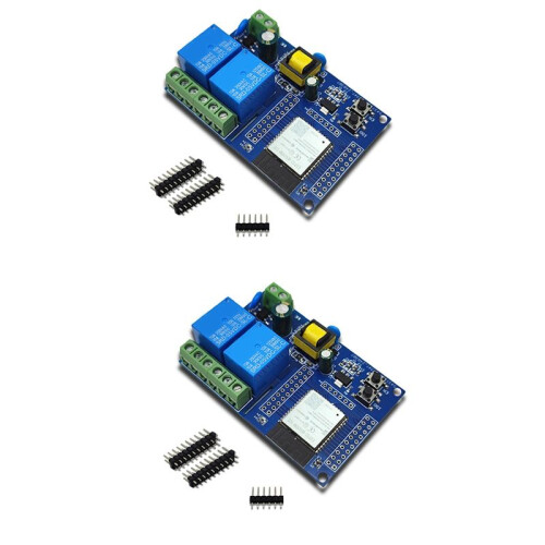 ESP32 WiFi &  Development Board with AC 220V Power Supply Dual Relay for